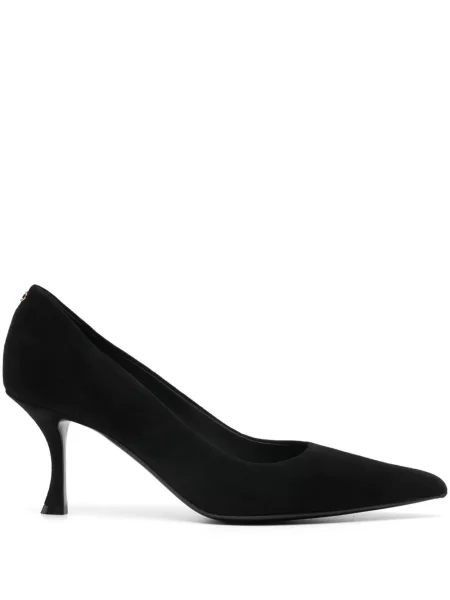 Pantofi cu toc Ferragamo din piele de căprioară negru