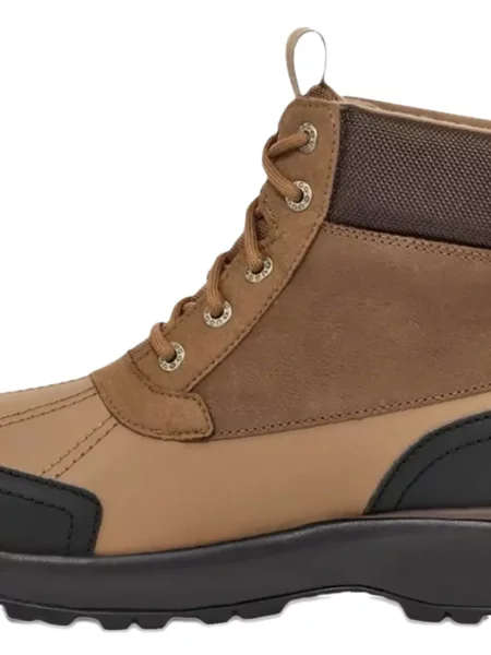 Botine Ugg cu șireturi din dantelă maro