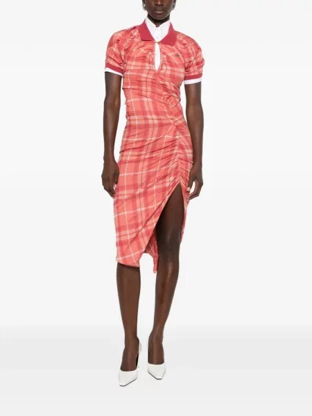 Rochie Vivienne Westwood asimetrică roșu