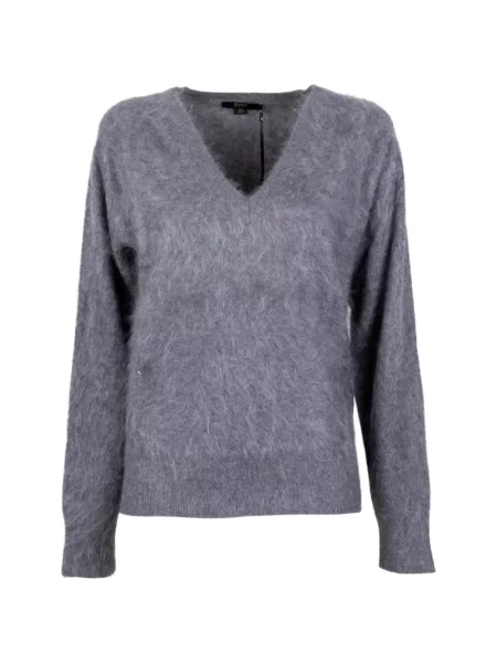 Pulover Seventy cu decolteu în V gri