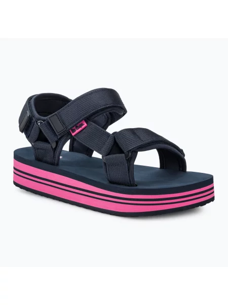 Sandály Lee Cooper navy / fuxia tmavě modré