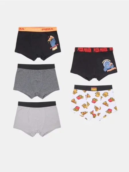 Sinsay Boxerky s Motivem Pizzy 5 ks vícebarevná