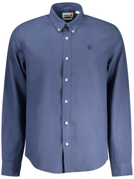 Cămașă Timberland cu mâneci lungi lungă albastru