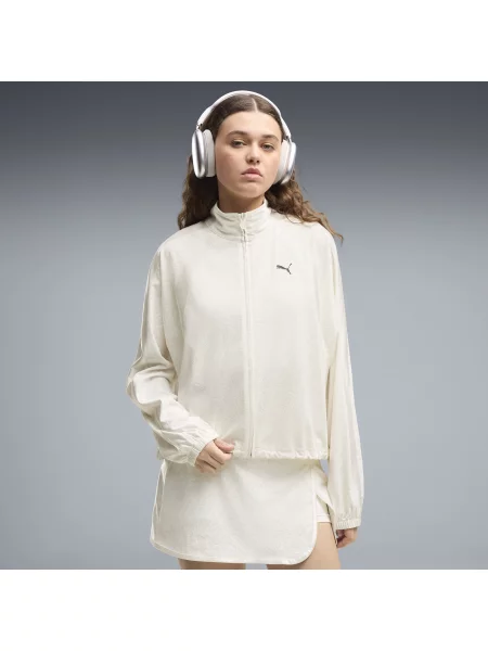 PUMA bluza dresowa Lace Pack T7 o luÅºnym kroju OdzieÅ¼ BiaÅ‚y S biała