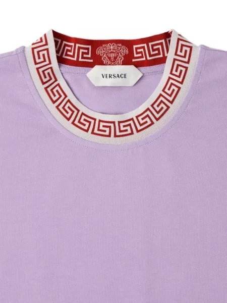 Džersinė mini suknelė Versace violetinė
