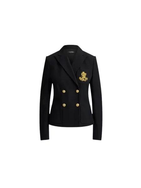 Lauren Ralph Lauren marynarka dwurzędowa z czarna