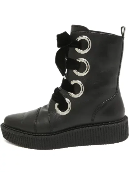 Aksamitne botki Marc By Marc Jacobs czarne