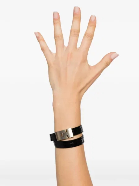 Brăţară Tom Ford din piele negru