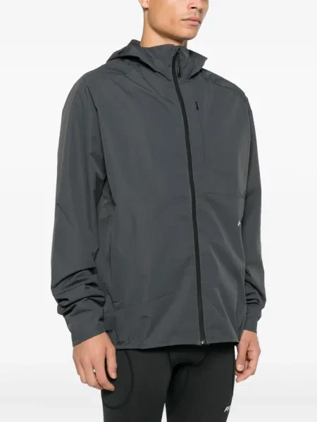 Bunda Family First s kapucí šedá