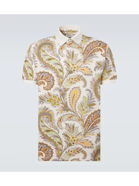 Polo Etro cu model paisley