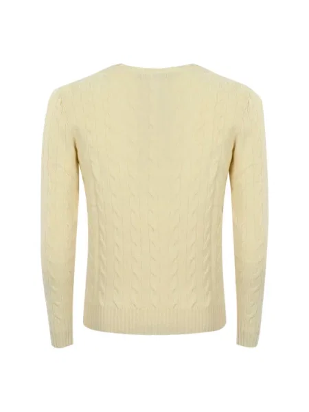 Sweter Polo Ralph Lauren z kaszmiru z długim rękawem biały