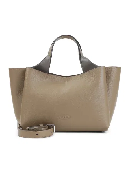 Torebka Tod's skórzana beżowa