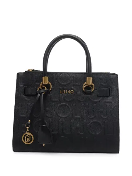 Geantă shopper Liu Jo cu autograf negru