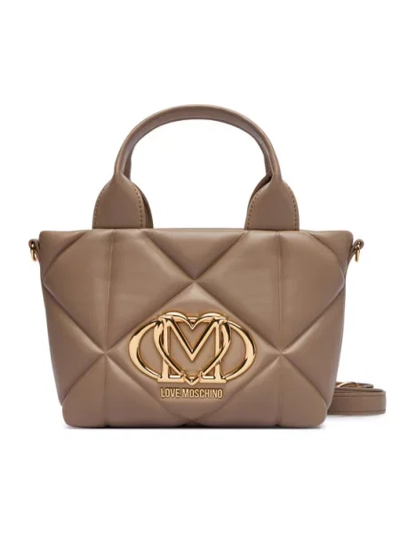 LOVE MOSCHINO Geantă închis bej