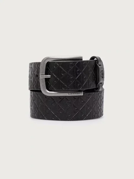 Calvin Klein curea pentru bărbați din piele negru