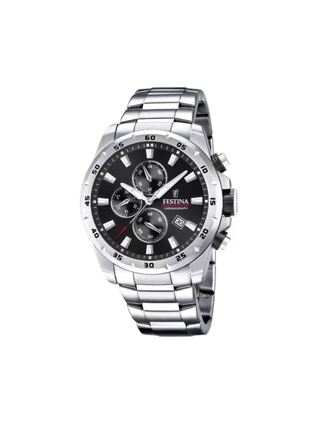 Festina Hodinky Chrono Sport Stříbrná černé