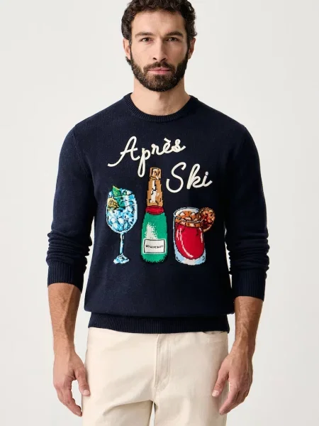Sweter Mc2 Saint Barth niebieski