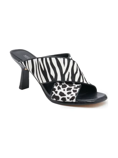 Michael Kors De piele șlapi GIDEON negru