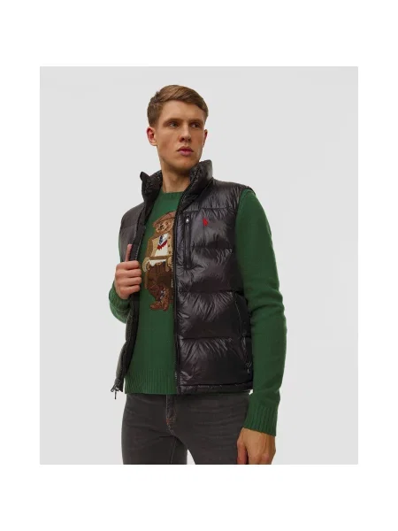 Vestă De Puf Pentru Bărbați Polo Ralph Lauren negru