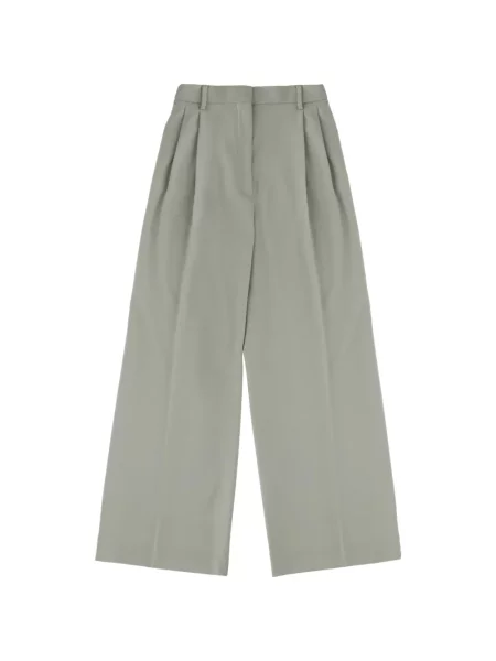 Pantaloni Filippa K plisate verde
