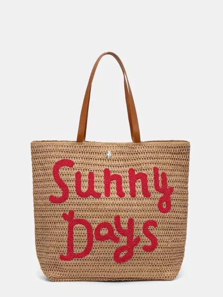 U.S. Polo Assn. torebka shopper SOMERSET beżowa