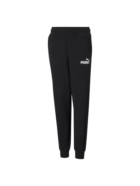 PUMA Młodzieżowe spodnie z logo Essentials Akcesoria czarny