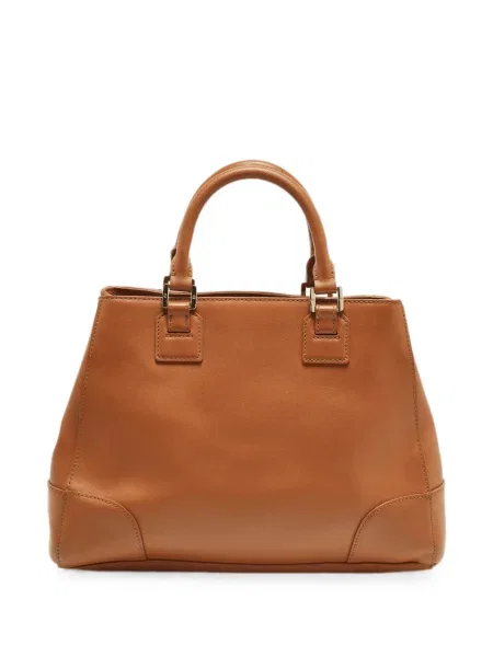 Geantă shopper Tory Burch din piele maro