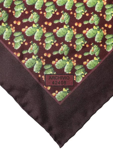 Fular Dolce & Gabbana cu imagine maro
