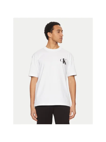 Calvin Klein Jeans Póló Regular Fit fehér