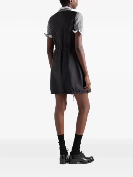 Ușor rochie mini Prada negru