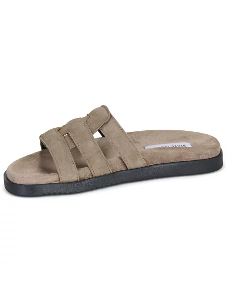 Steve Madden papuci din piele întoarsă Mosy maro