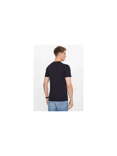 Guess Póló Slim Fit sötétkék