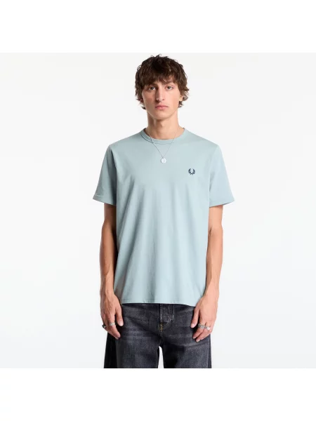 Tricou FRED PERRY Ringer T-shirt Silver Blue XL albastru