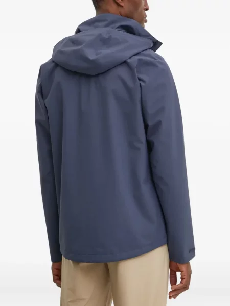 Geacă Jack Wolfskin cu glugă albastru