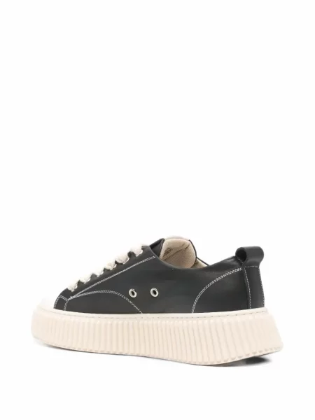 Sneakerși Rhun din piele negru
