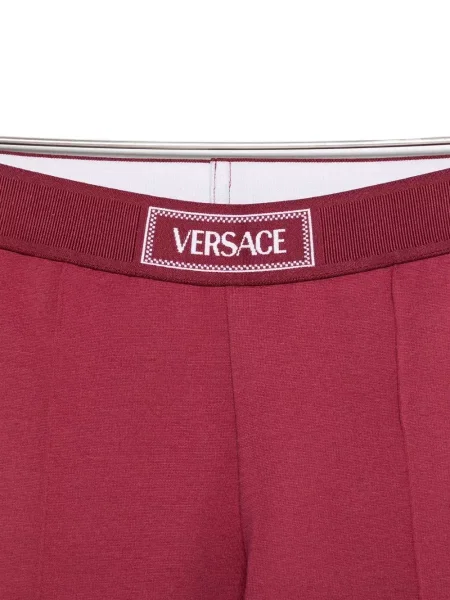 Spodnie dziecięce Versace czerwone