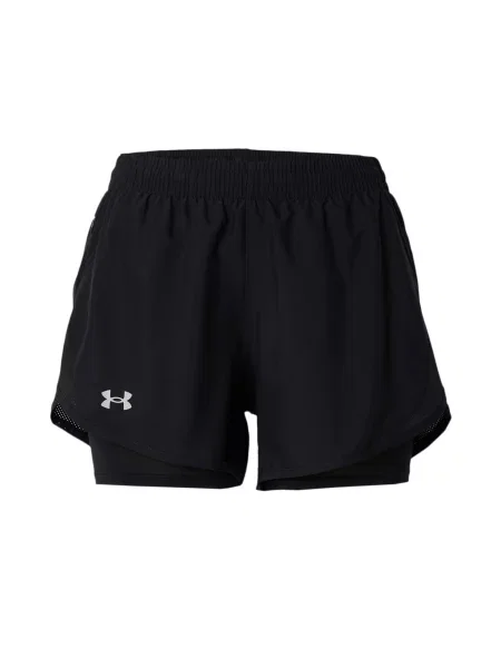 UNDER ARMOUR Pantaloni sport Fly-By negru alb