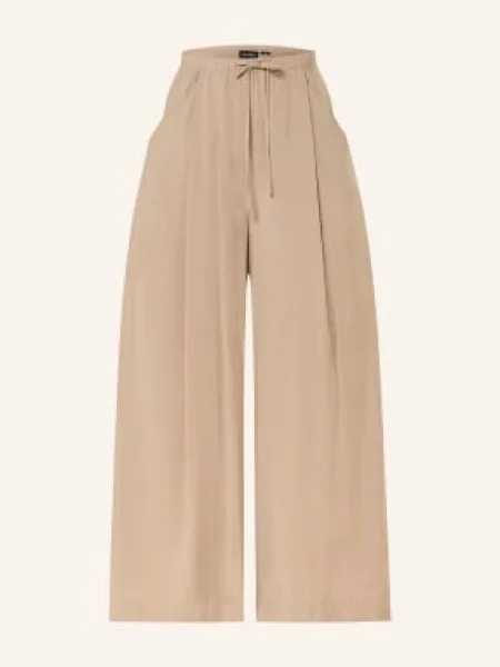 Elias Rumelis Spodnie Typu Culotte Herma beige beżowe