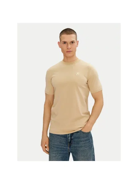 KARL LAGERFELD T-Shirt Regular Fit μπεζ