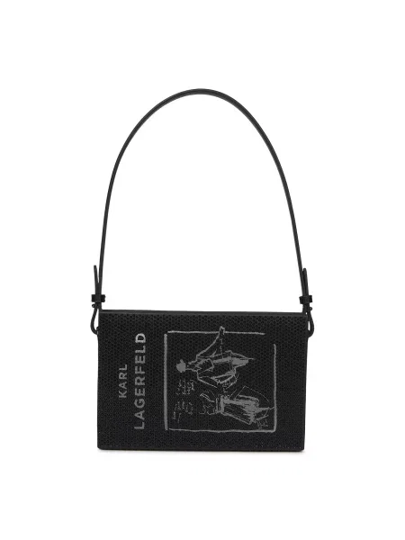 Karl Lagerfeld Clutch K/Soiree / alb negru