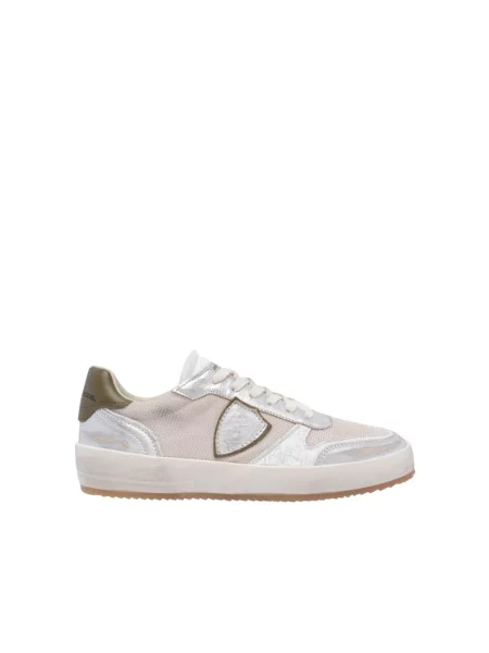 Buty do tenisa Philippe Model skórzane do tenisa beżowe