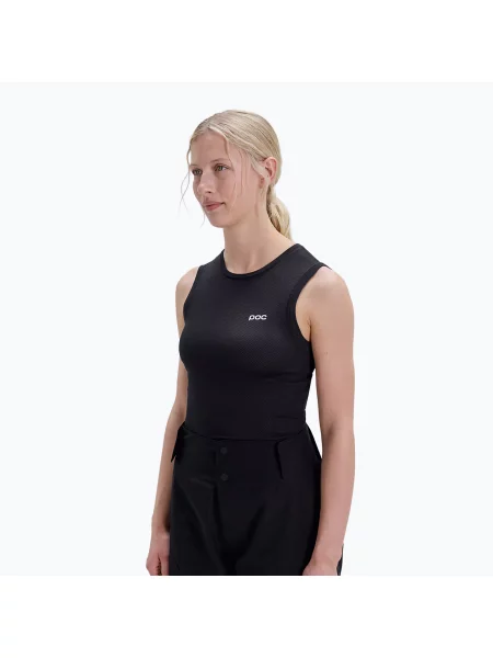 Maiou de ciclism pentru femei POC Layer Mid uranium black negru