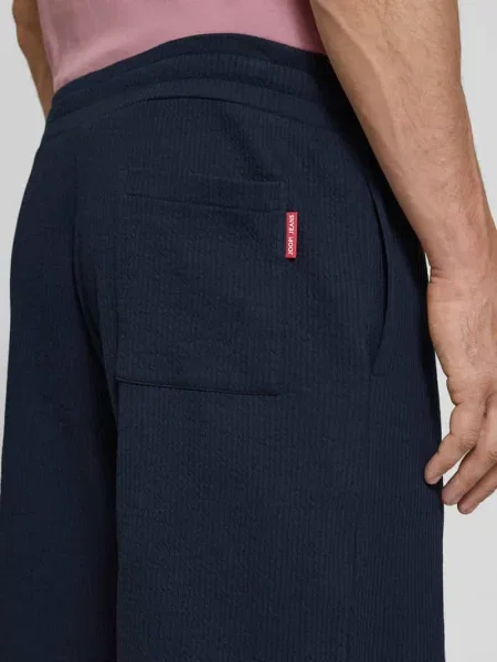 Szorty o kroju regular fit z fakturowanym wzorem model ‘Ediiz’ Joop! Jeans