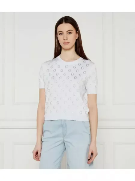 GUESS Blúz JASMINE fehér
