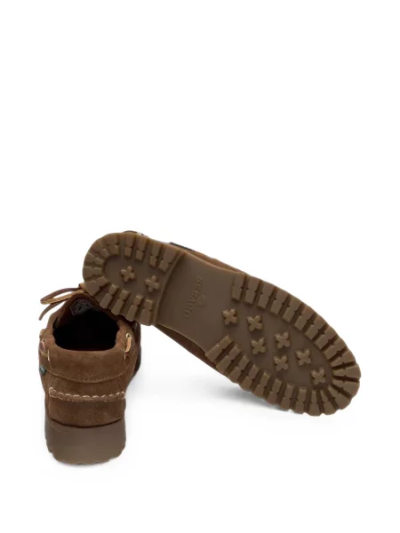 Pantofi loafer Sebago din piele de căprioară maro