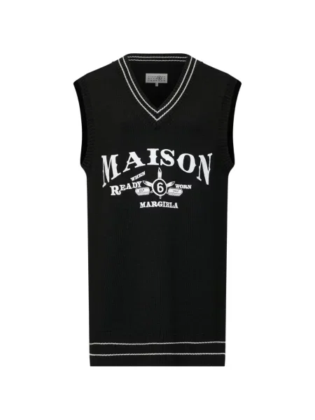 Rochie Mm6 Maison Margiela tricotate negru