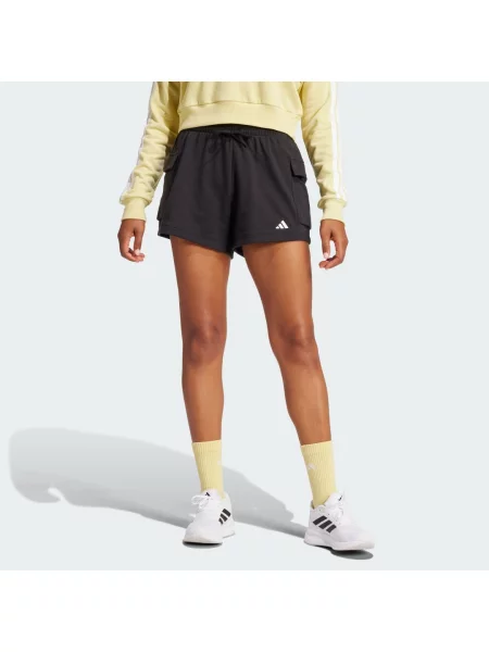 Šortky Essentials Small Logo French Terry Cargo bílé