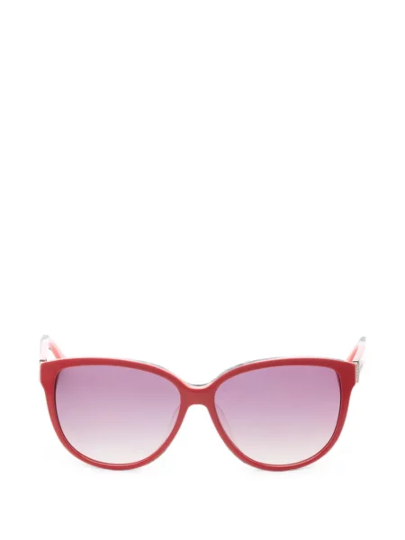 Ochelari de soare Swarovski cu imprimeu geometric roșu