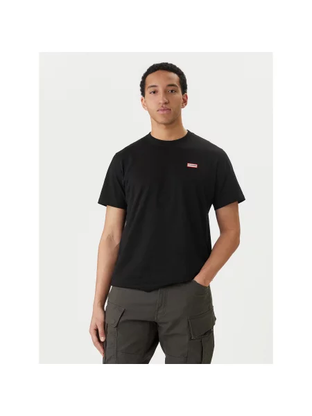 Hunter Majica Essentials Regular Fit črna