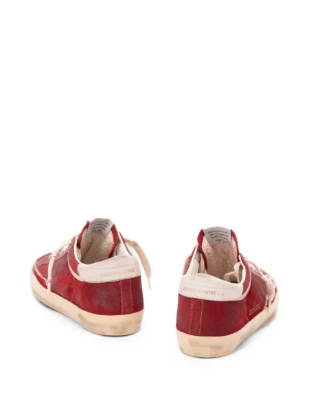 Viseltes hatású sneaker Golden Goose piros